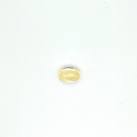 Yellow Sapphire (Pukhraj) 3.13 Ct Lab Tested